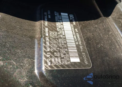 2023 Mitsubishi Mirage Black Edition z USA, uszkodzony, nr VIN ML32AWHJ5PH005103